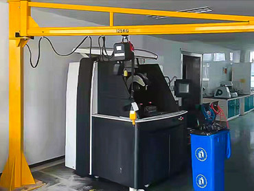 Stóll tegund rafmagns snúandi jib kran